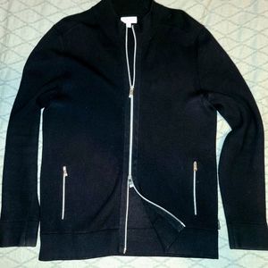 Mens Calvin Klein Dual Zip Sweater